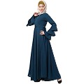 Umbrella abaya with bell sleeves- Teal Green Umbrella abaya with bell sleeves- Teal Green